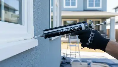 Professional caulking and sealing on Fort Collins CO home exterior for weather protection