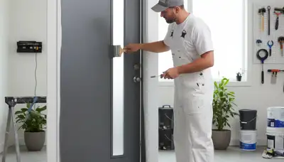 Professional door painting and refinishing in Fort Collins, CO by expert local house painters