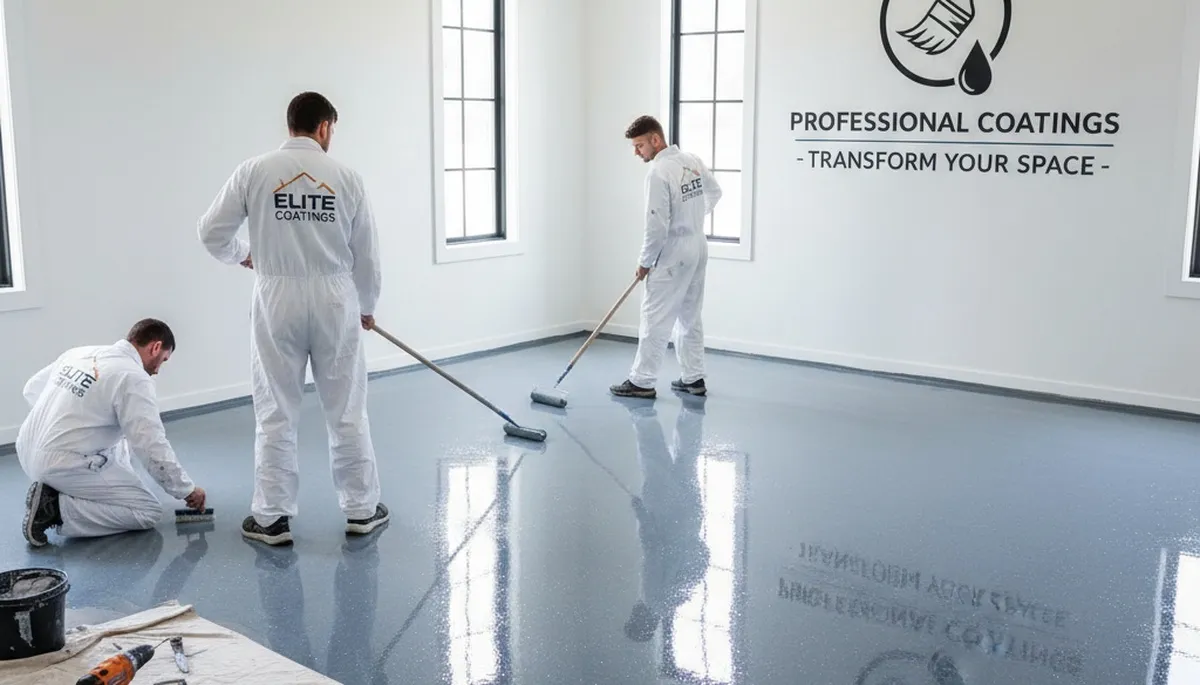 Professional epoxy garage floor coating by expert painters in Fort Collins, CO