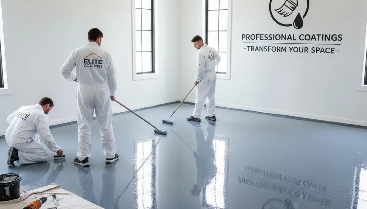 Professional epoxy garage floor coating by expert painters in Fort Collins, CO