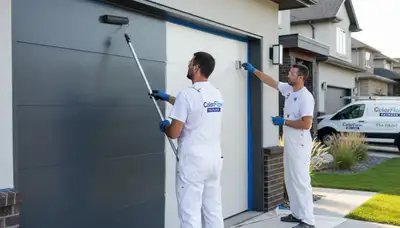 Professional garage door painting in Fort Collins CO for lasting curb appeal and weather protection