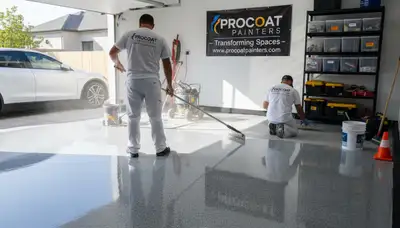 Professional epoxy garage floor coating in Fort Collins CO for durable, polished finish