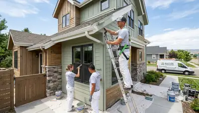 Professional house painters in Fort Collins CO providing expert residential painting services