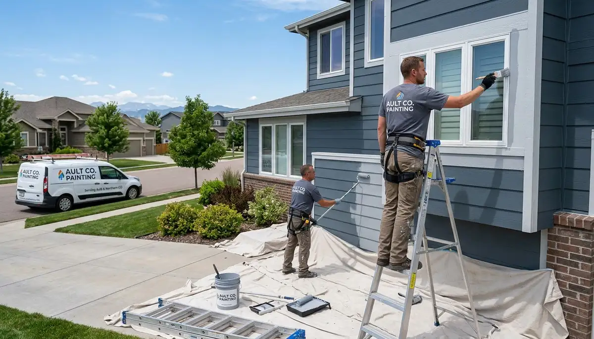 Professional house painters in Fort Collins CO providing exterior and interior home painting services