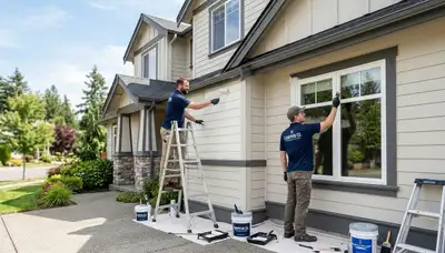Professional house painters in Fort Collins CO providing exterior home painting services