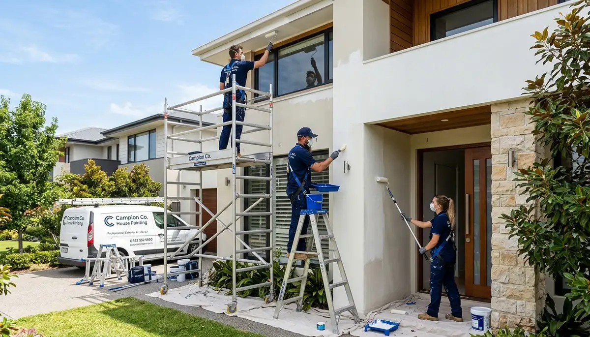 Professional house painters in Fort Collins CO providing expert exterior home painting services