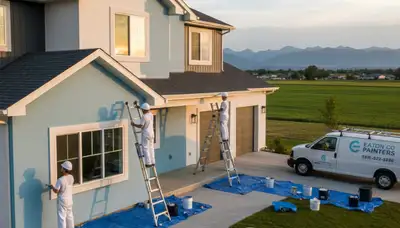 Fort Collins, CO house painters providing professional exterior and interior painting services