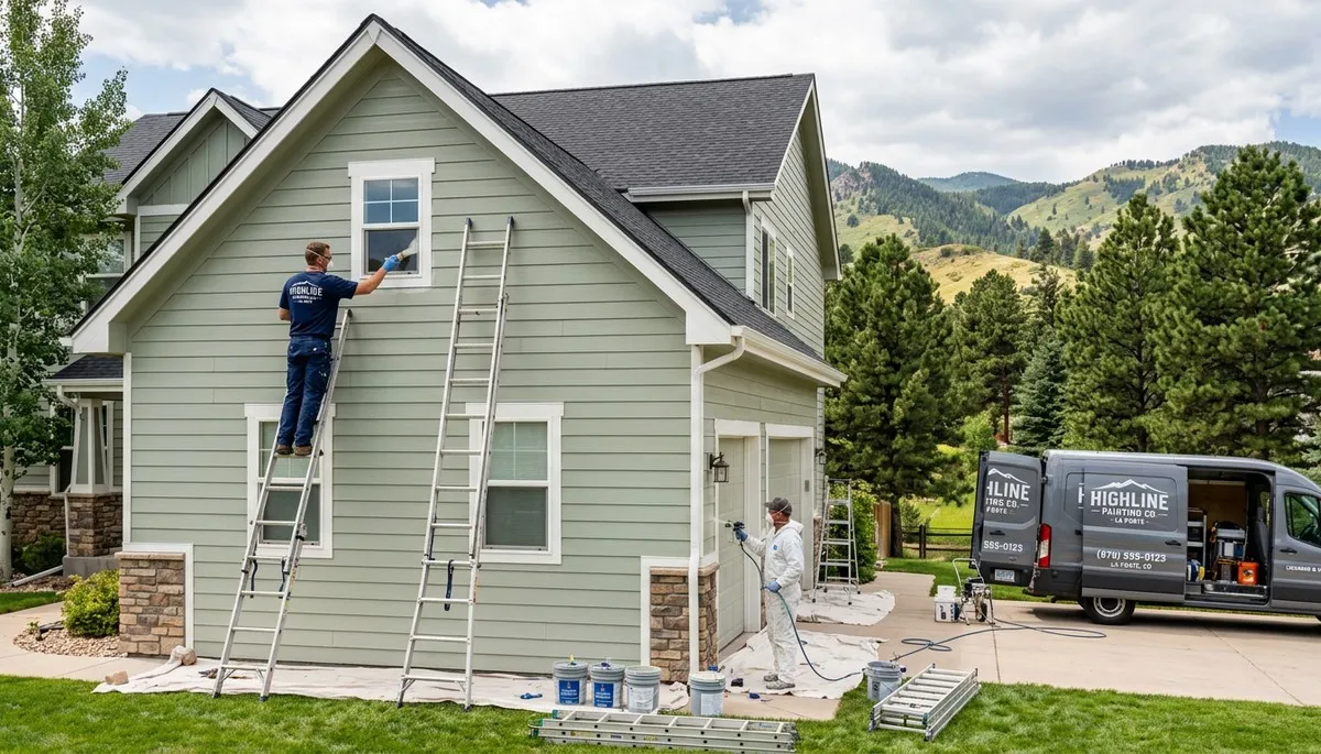 Professional house painters in Fort Collins CO providing expert residential painting services