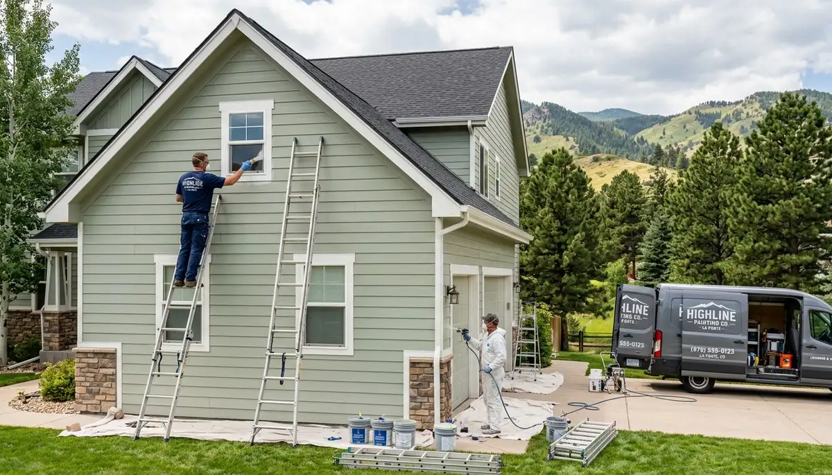 Professional house painters in Fort Collins CO providing expert residential painting services