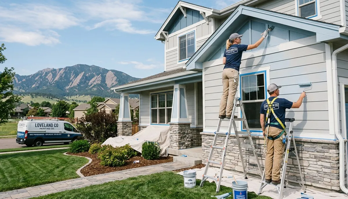 Professional house painters in Fort Collins CO providing expert exterior home painting services