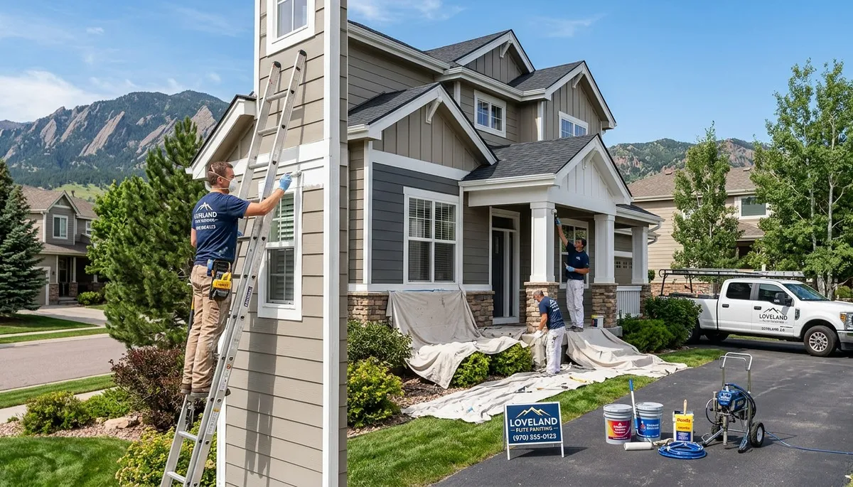 Professional house painters in Fort Collins CO providing expert exterior and interior painting services