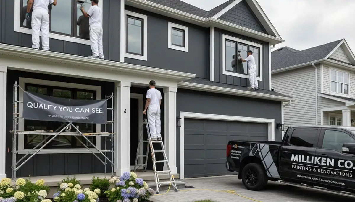 Professional house painters in Fort Collins, CO providing exterior painting services