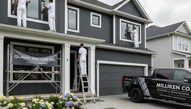 Professional house painters in Fort Collins, CO providing exterior painting services
