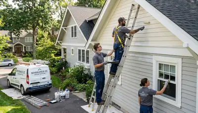 Professional house painters in Fort Collins CO providing expert residential exterior painting services