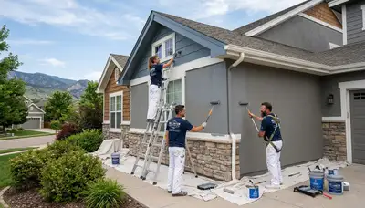 Professional house painters in Fort Collins CO providing exterior home painting services