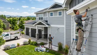 Professional house painters in Fort Collins CO providing expert residential painting services