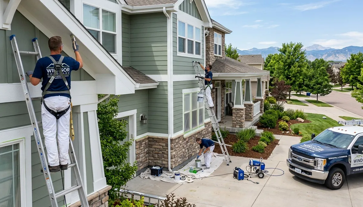 Professional house painters in Fort Collins CO providing expert exterior and interior painting services