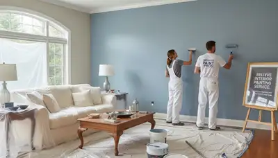 Professional interior house painting transforming a Bellvue, CO living room by Fort Collins painters