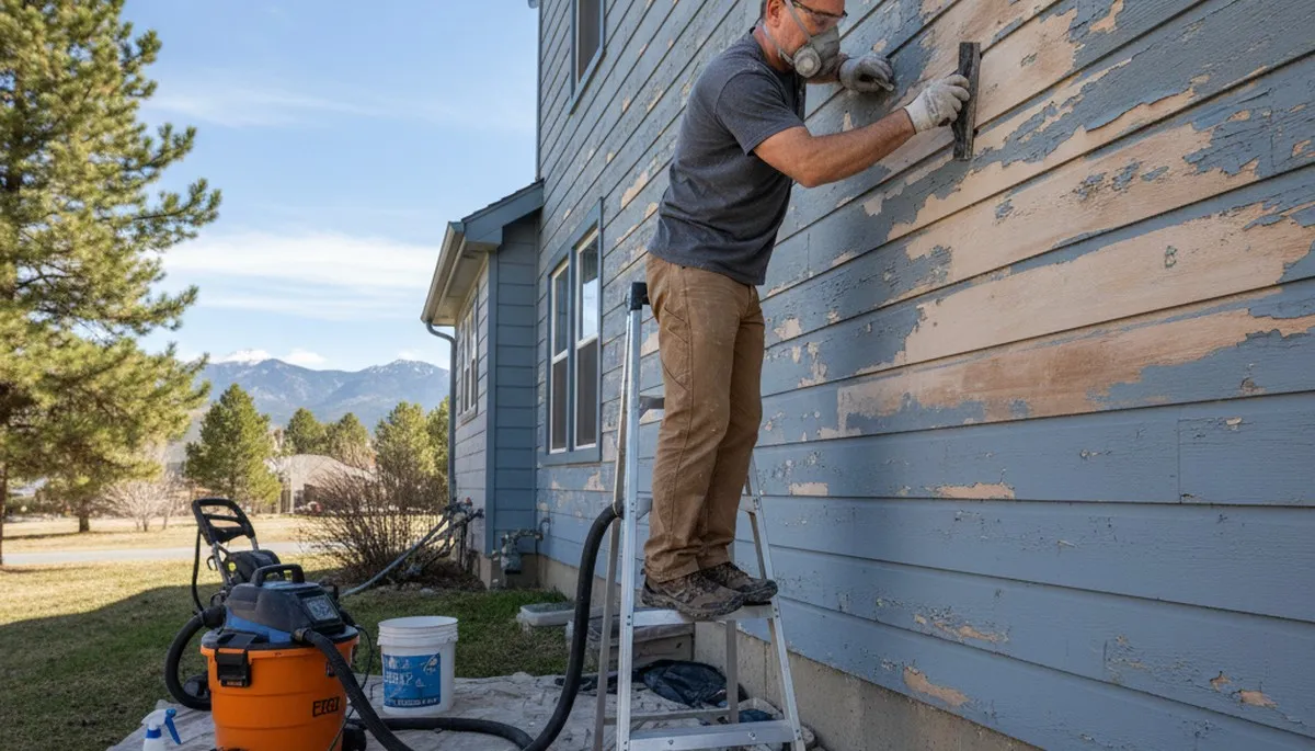 Professional surface preparation for exterior house painting in Fort Collins, CO