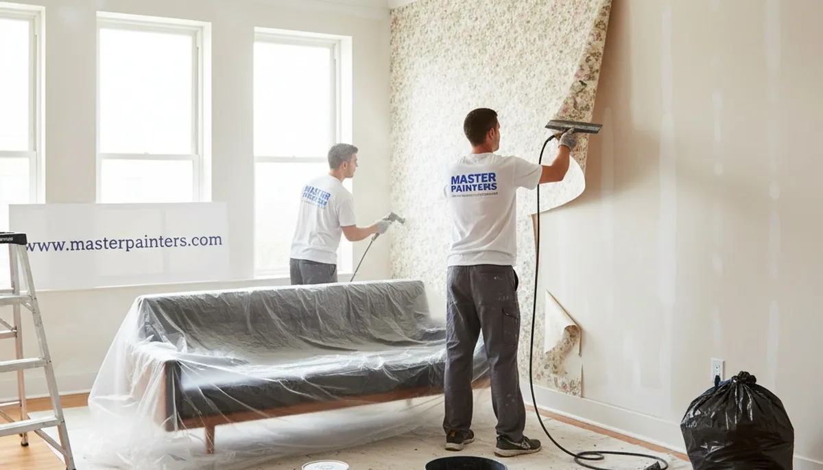 Professional wallpaper removal and paint prep by expert painters in Fort Collins, CO